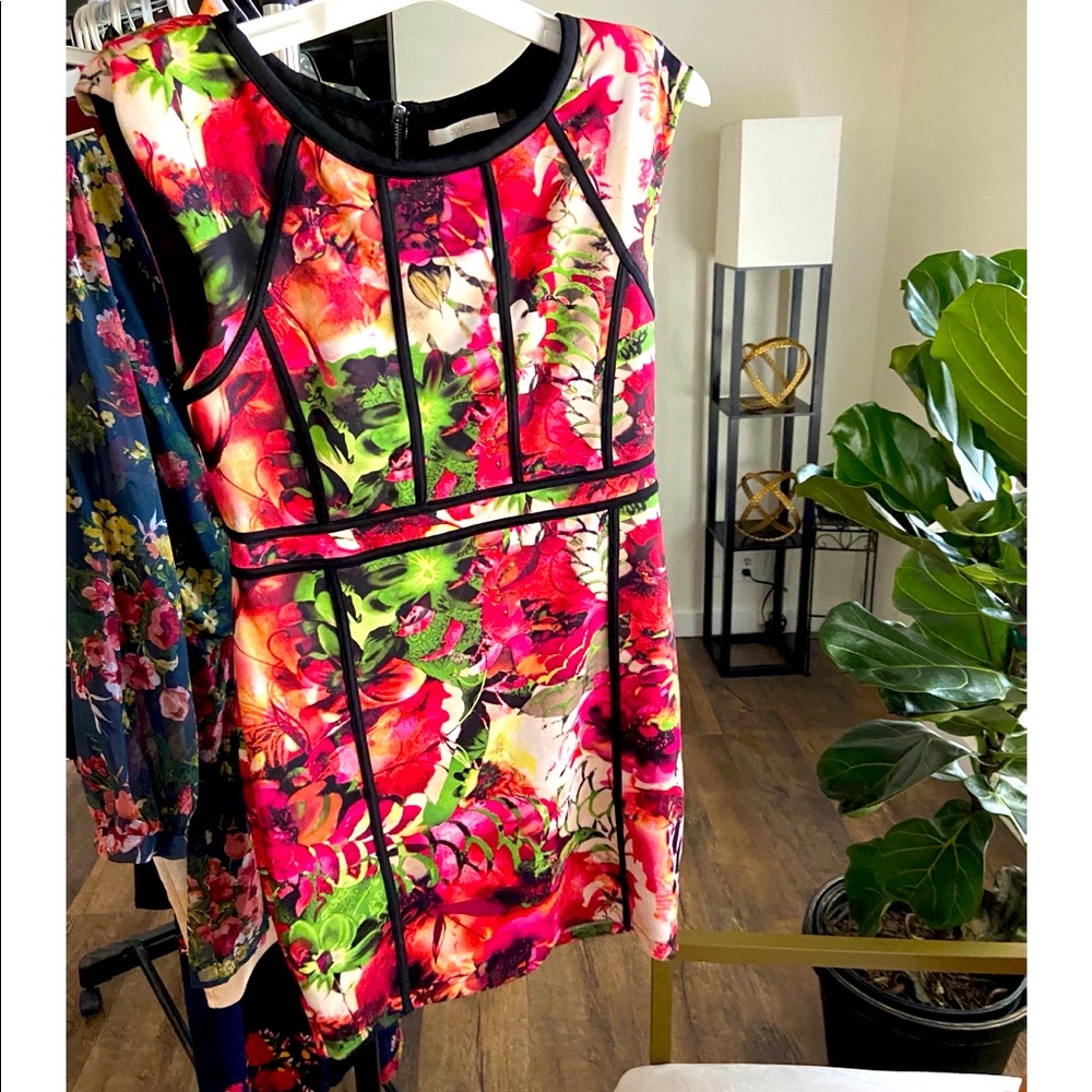 Floral flirty party dress